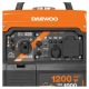 Инверторный бензогенератор Daewoo GDA 1400 i 1 кВт в Екатеринбурге